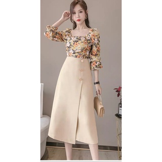 [HCM]Chân Váy Dài Chữ A Phối Nút Stella ❣️[Giá gốc tận xưởng]
