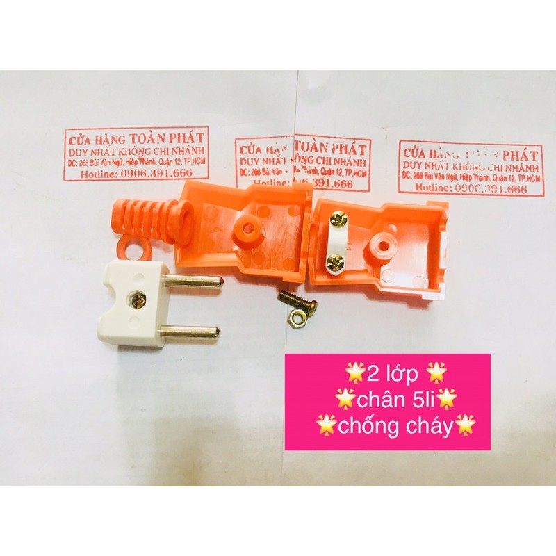 Phích cắm chịu nhiệt Nival, chịu nhiệt 3000w, phích đực