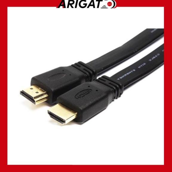 Dây Cáp Hdmi 5M Dẹt Đen - Dây Cáp Kết Nối Cổng Hdmi 2 Đầu Tốt Chống Nhiễu Xịn Chất Luong Cao