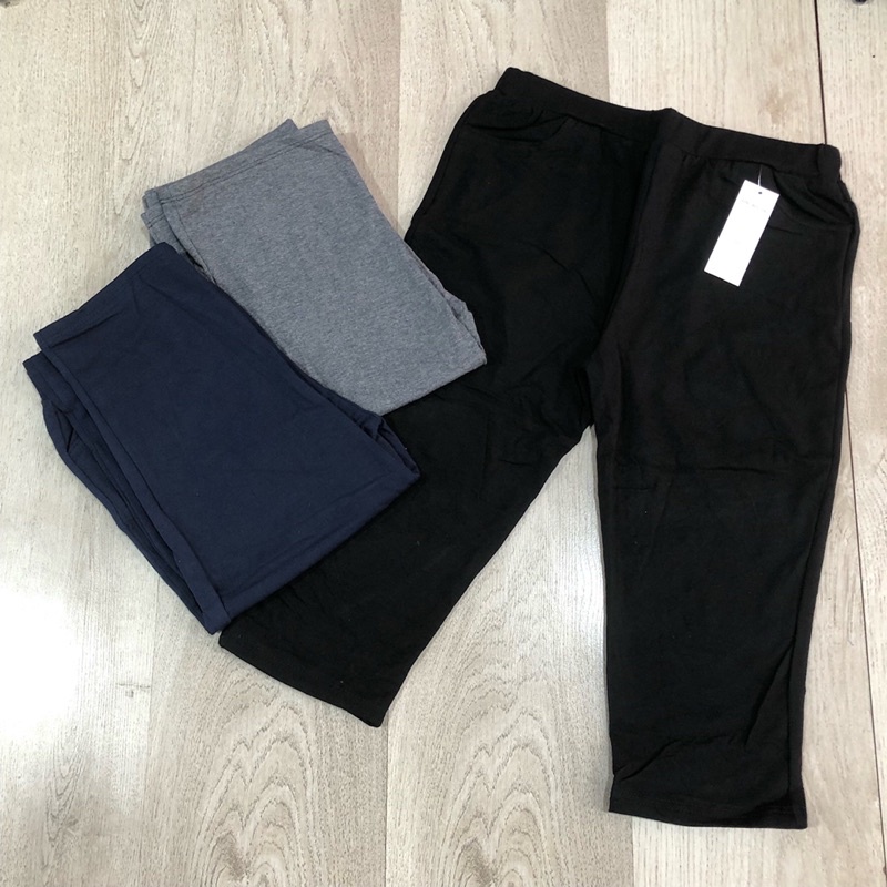 Quần legging nữ lửng quần biker lửng vải thun cotton đồ mặc nhà dáng ôm bó lưng thun tập gym yoga QT11 Minh Đạt