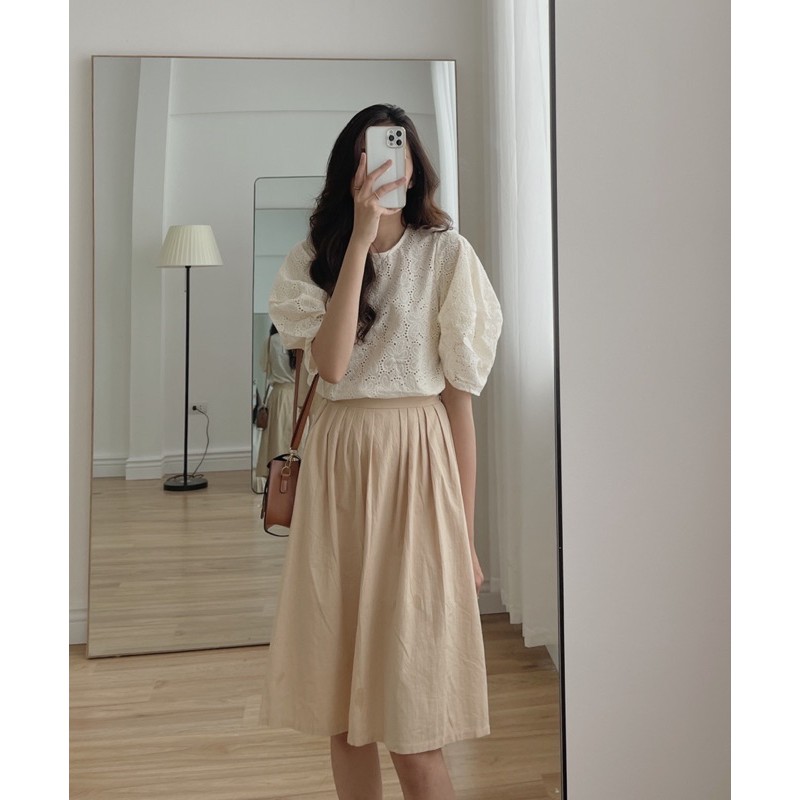chân váy xoè xếp li 6292