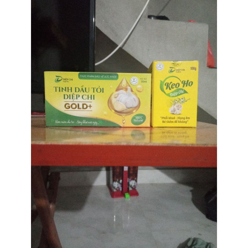 combo dầu tỏi + keo ho Diệp Chi