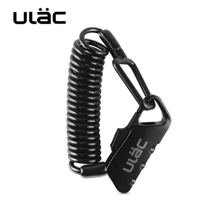 khóa xe đạp dây xoắn ULAC K-2 mật mã