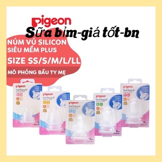 Núm cổ rộng Pigeon thần thánh vỉ 2 chiếc