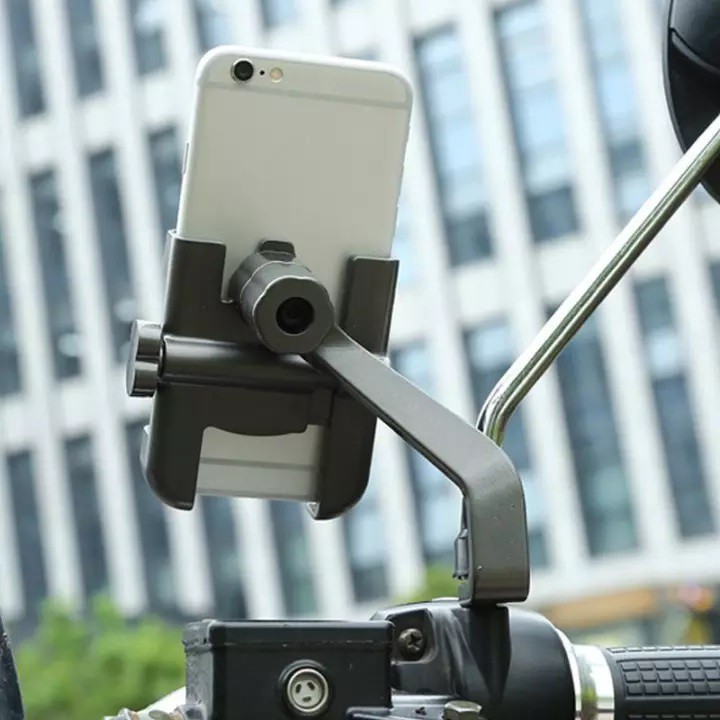 Giá Đỡ Kẹp Điện Thoại C2 xoay 360 độ Gắn Trên Xe Máy | BigBuy360 - bigbuy360.vn