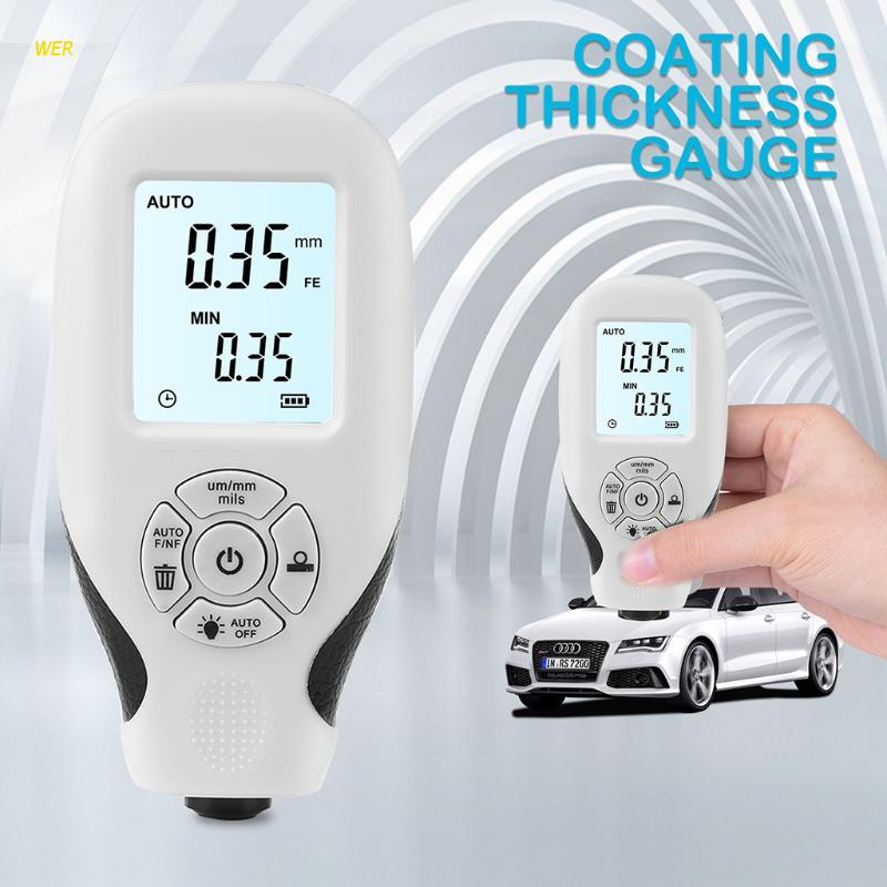 Đồng Hồ Đo Độ Dày Sơn Kỹ Thuật Số Cho Xe Sử Dụng 0.01mm 1mil