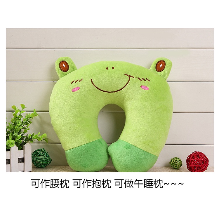 Gối Kê Cổ Hình Chữ U Họa Tiết Hoạt Hình Dễ Thương