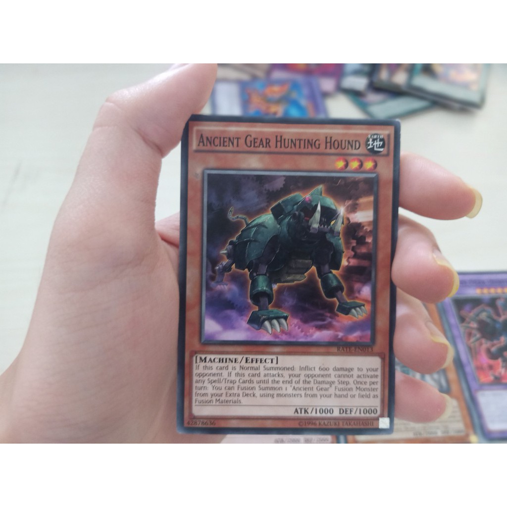 Bài Yugioh real cards TCG, Combo 5 Ancient Gear monsters