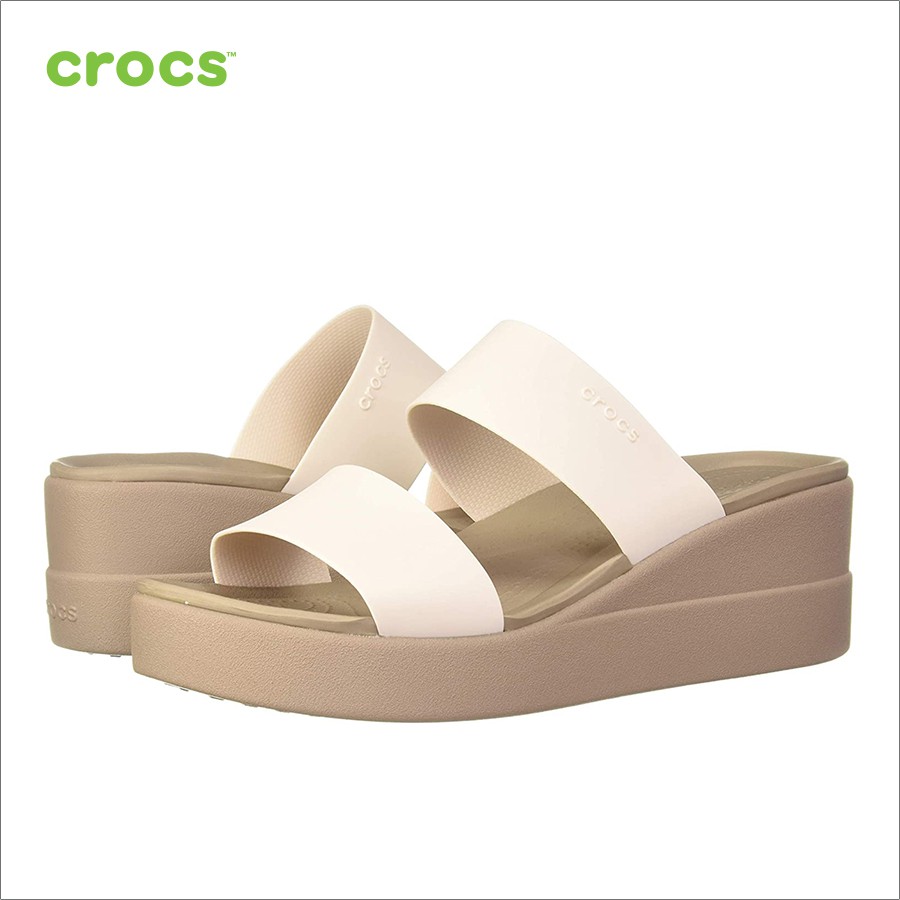 Dép quai ngang đế xuồng nữ CROCS Brooklyn 206219-16T