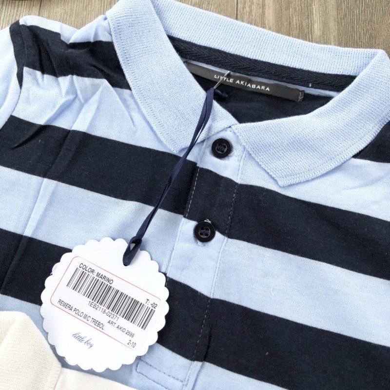 Áo thun cổ polo bé trai chất cotton mềm thoáng mát xuất xịn