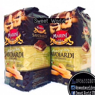 Bánh sâm panh / champagne tiramisu Marini (300g) - Ý