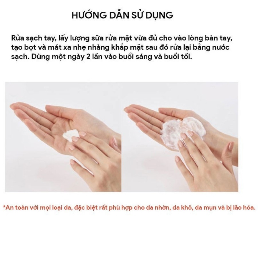 Sữa Rửa Mặt Trà Xanh Cho Da Dầu Mụn Khô Trắng Da Nam Nữ Mỹ Phẩm Hàn Quốc Whisis Green Tea Pore Refine Foam Cleansing