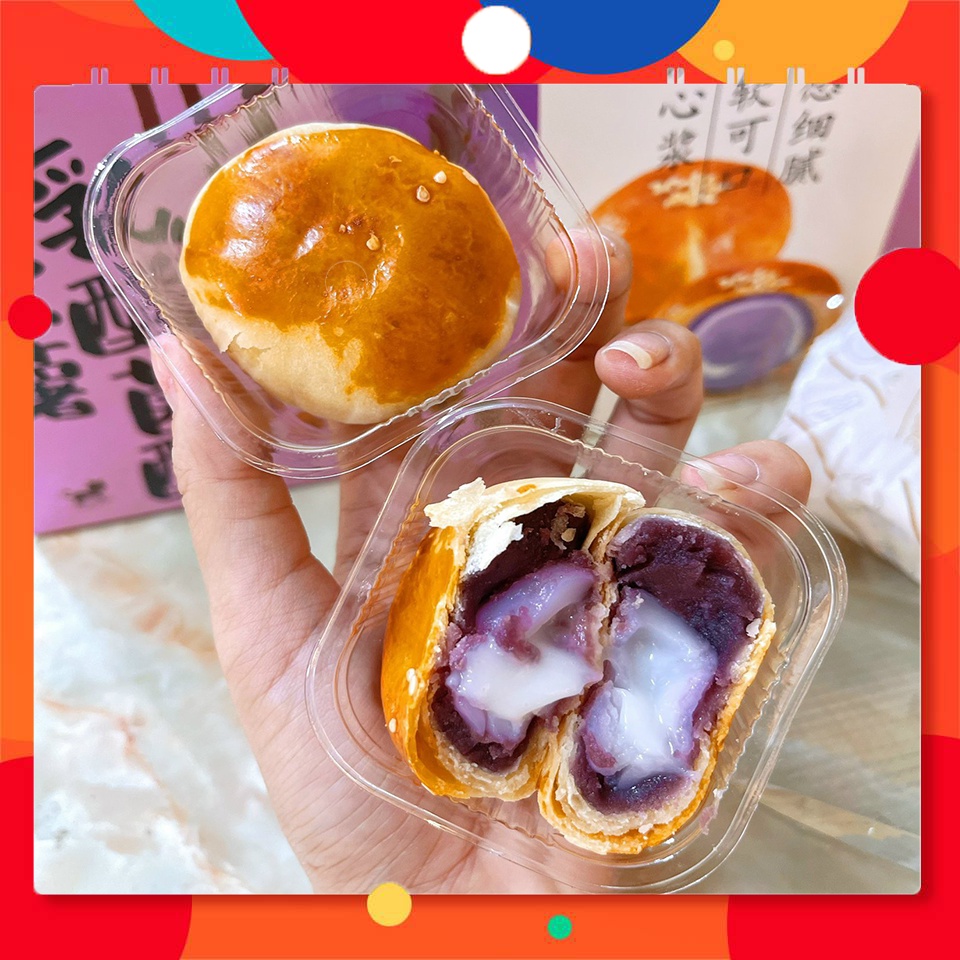 Bánh trứng chảy Moncake Đài Loan 4 vị siêu ngon hot trend