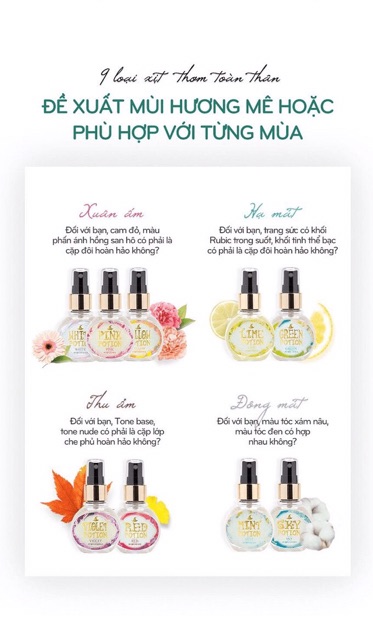 Nước hoa body Holic me factory Hải & Body mist
