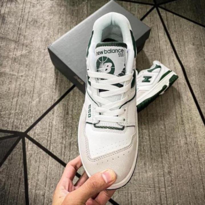 📍 Giày New.Balance 550 ‘White Green’, giày thể thao nam nữ, chuẩn hàng SC chuẩn 11 dễ phối đồ cho mọi lứa tuổi ️🥅 ✂ ~
