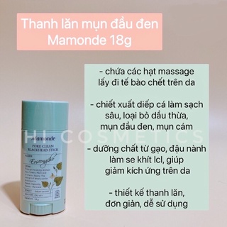 THANH LĂN MỤN ĐẦU ĐEN MAMONDE