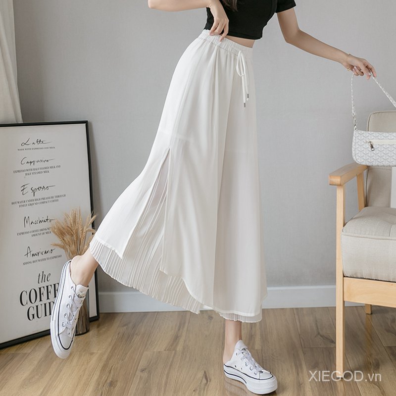 Quần Voan Ống Rộng Phong Cách Hàn Quốc Cho Nữ | BigBuy360 - bigbuy360.vn