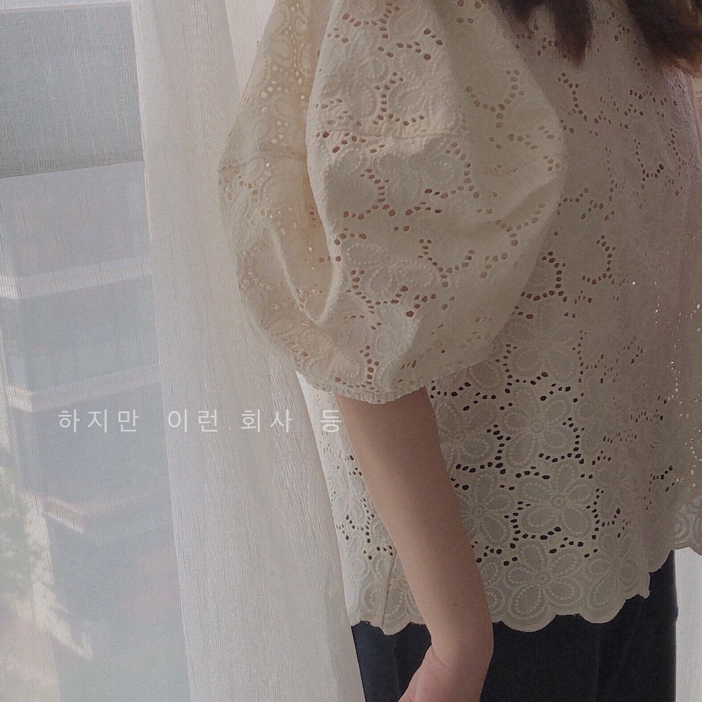 Áo tay dài phối ren thời trang quyến rũ cho nữ