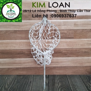 Vợt hái trái gọng tròn sắt với lưỡi cắt sắt