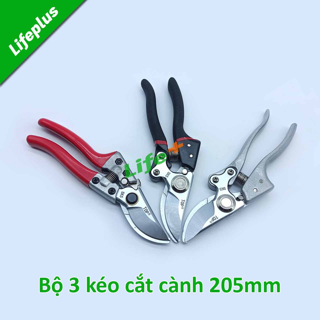 Kéo cắt cành 205mm có ốc chống bửa to để cắt cành cứng