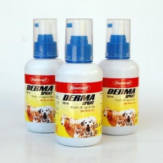 Derma spray - xịt phòng trị nấm, lở loét cho chó mèo