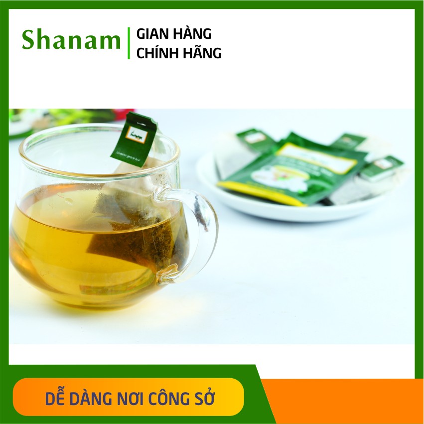 [TRÀ TÚI LỌC] Shan cổ thụ ướp nhài - trà shan tuyết, chế biến từ cây trà cổ thụ, ướp hoa nhài tự nhiên.