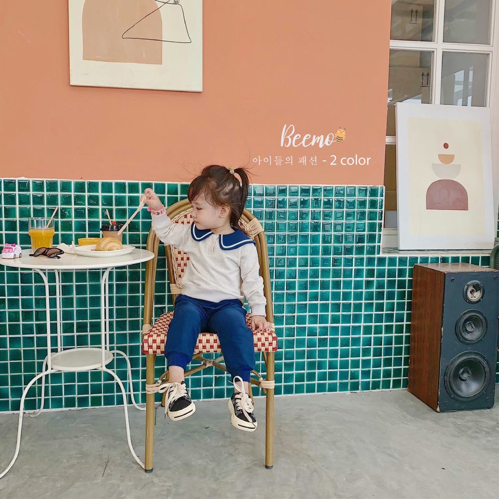 Bộ nỉ da cá thủy thủ BEEMO unisex