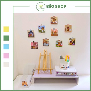 Combo trang trí decor bàn học Béo shop gồm 6 món dùng cho học sinh và nhân viên văn phòng