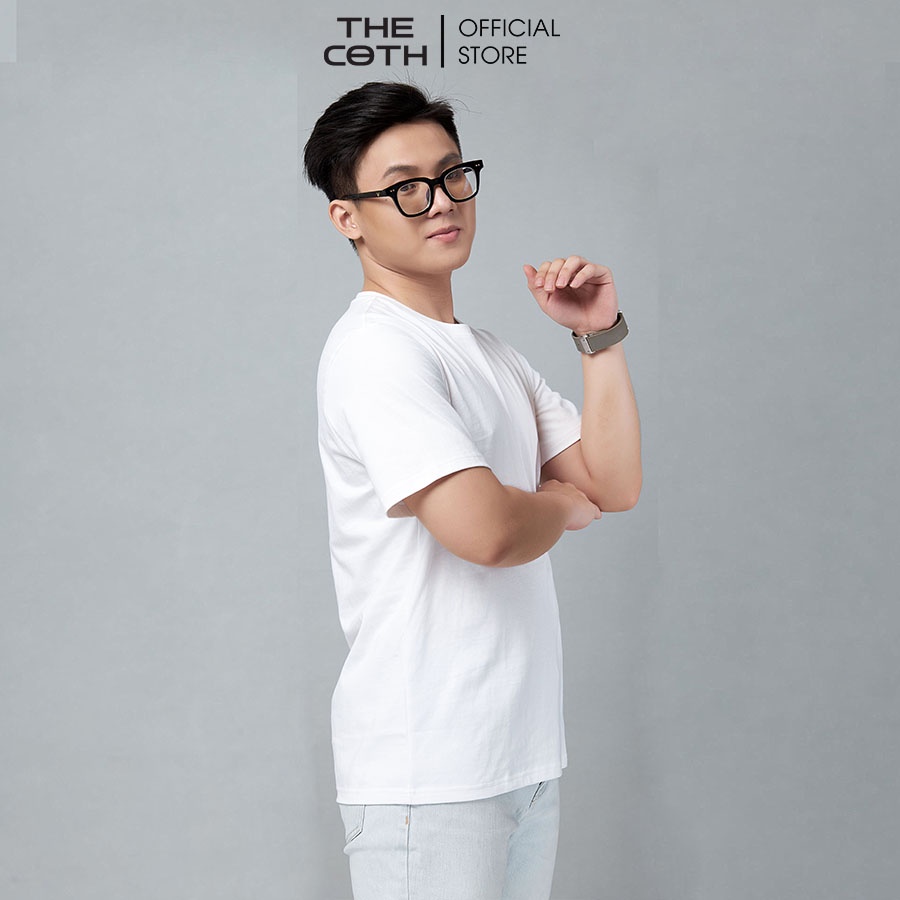 Áo Thun Trơn Nam Hàng Hiệu Đẹp Cotton Cao Cấp, Cổ Tròn thoáng mát Thương Hiệu THE COTH AT1M1001