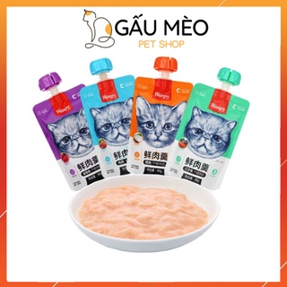 Súp Thưởng Dạng Nắp Vặn WANPY Cho Mèo Chính Hãng 90g