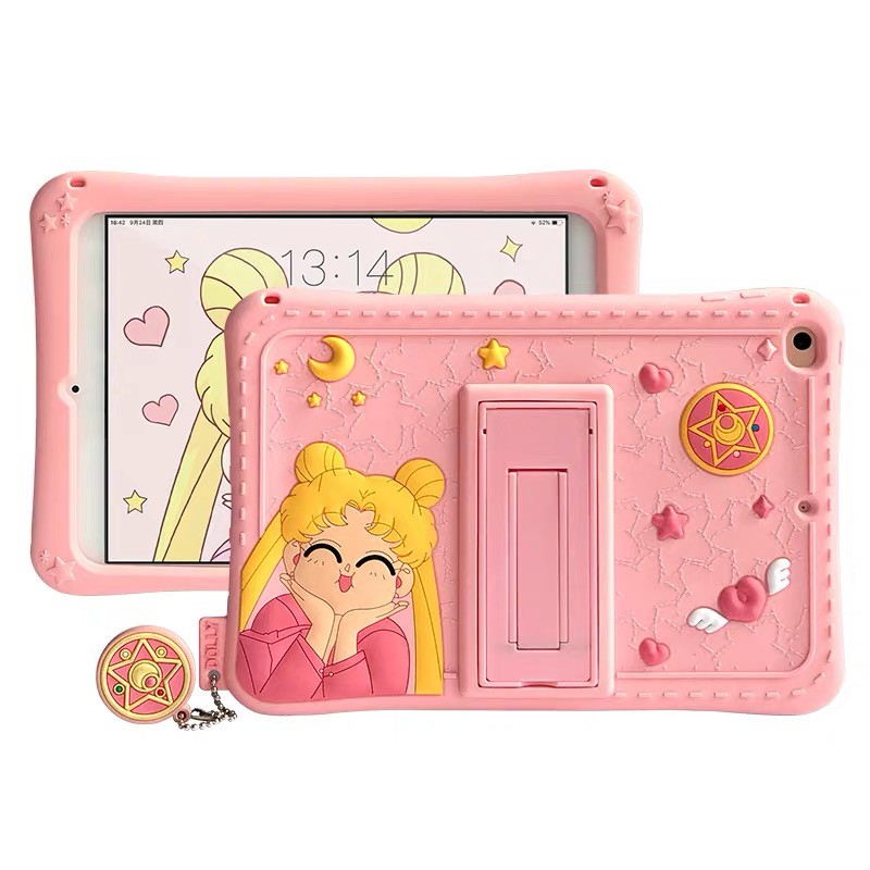 Ốp Lưng Silicone Họa Tiết Thủy Thủ Mặt Trăng Thời Trang Cho Ipad Air 1 2 3 Mini 4 5 Pro 2017 2018 2019 2020 | BigBuy360 - bigbuy360.vn