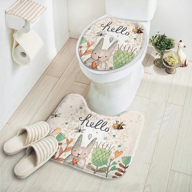 Thảm lót bồn cầu chống trượt thấm hút nước