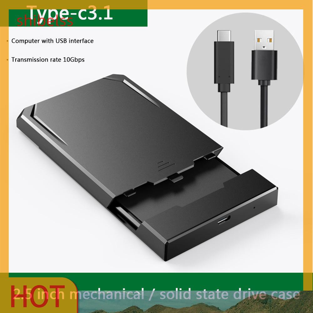 Hộp Đựng Ổ Cứng Shibelss K801 Chuyển Từ Usb 3.1 Type C Sang Sata 2.5 Hdd Ssd Ốp | BigBuy360 - bigbuy360.vn