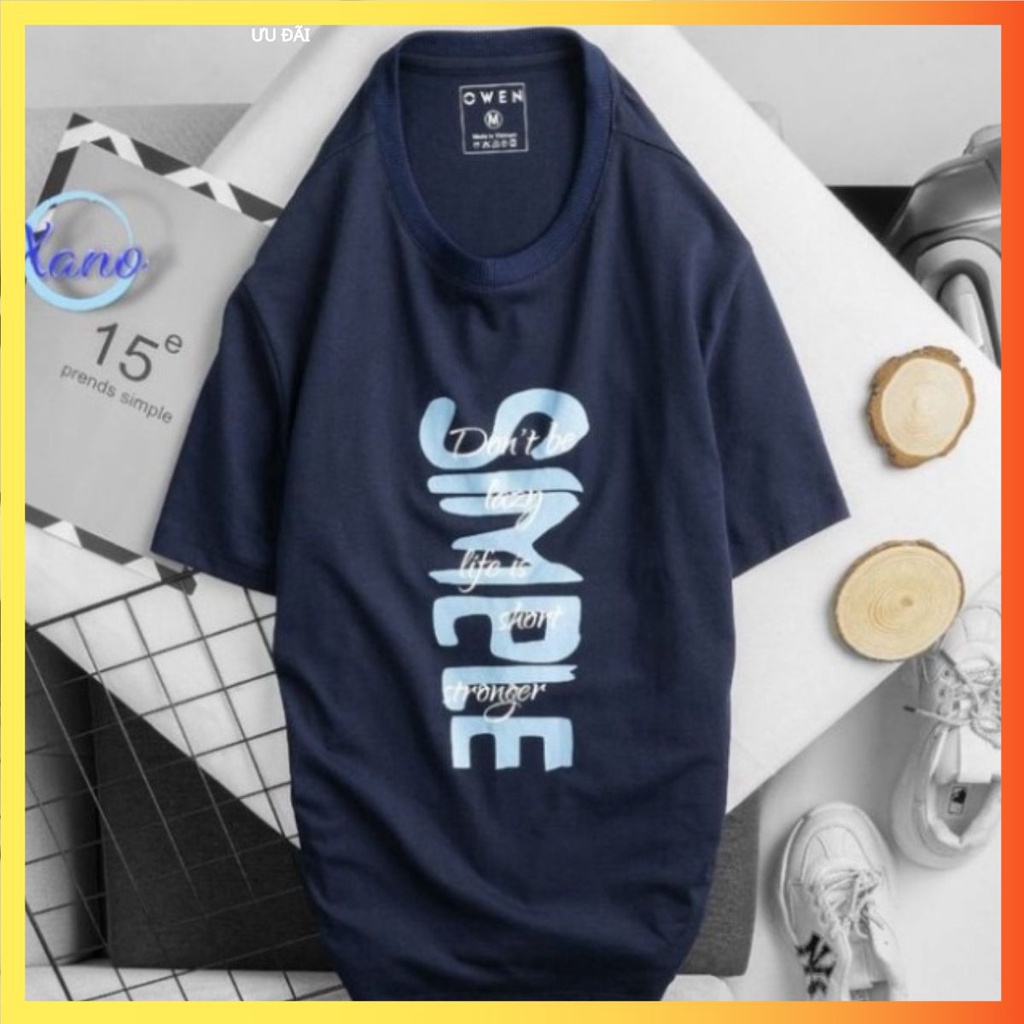 Áo Thun Nam Tay Lỡ Cotton Vải Mát Lạnh Giá Rẻ, Áo Phông Tee Basic Trắng Đen Kiểu Hàn Quốc | A01 -138 KhacVietShop