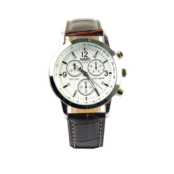 Đồng hồ nam/nữ Nary dây da chống nước SP253 (Nhiếu màu) | BigBuy360 - bigbuy360.vn
