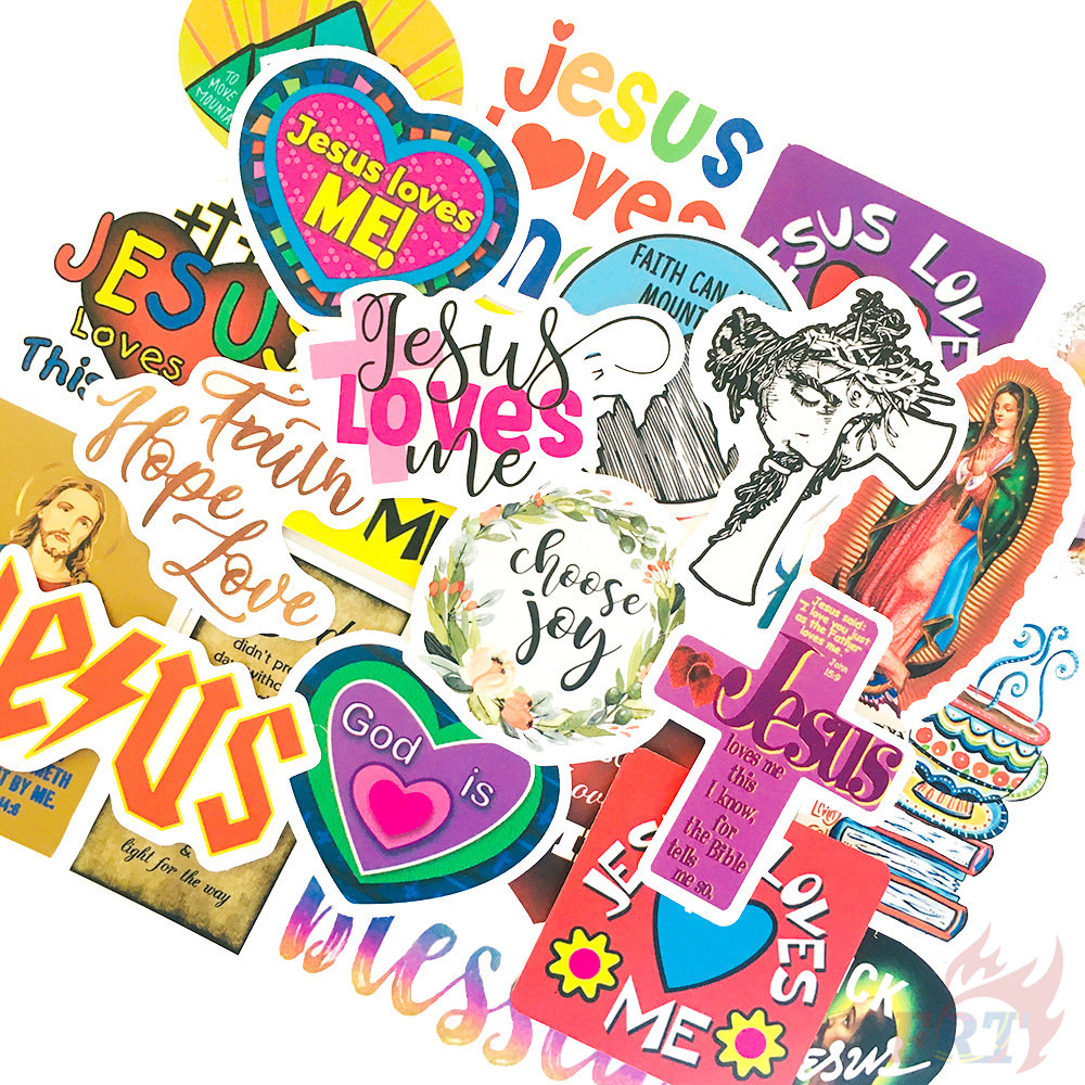 ❉ Jesus Christ Series 03 Stickers ❉ 50Pcs/Set DIY Fashion Waterproof Doodle Decals Stickers