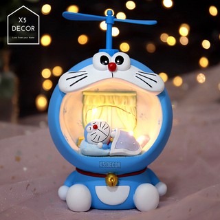 Đèn Ngủ Doraemon Dễ Thương - Đèn Ngủ Trang Trí Đáng Yêu, Quà Tặng Sinh Nhật Cho Bé Gái, Bé Trai Hoạt Hình Chibi