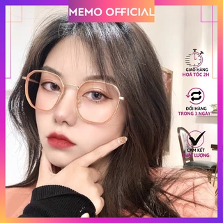 Gọng kính cận nữ kim loại dáng vuông đẹp, phong cách thời trang hàn quốc, dễ đeo phù hợp nhiều khuôn mặt -F240