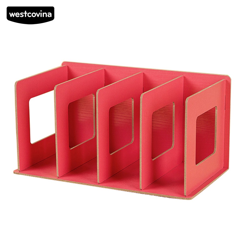 Kệ Sách Gỗ 4 Ngăn Tiện Lợi