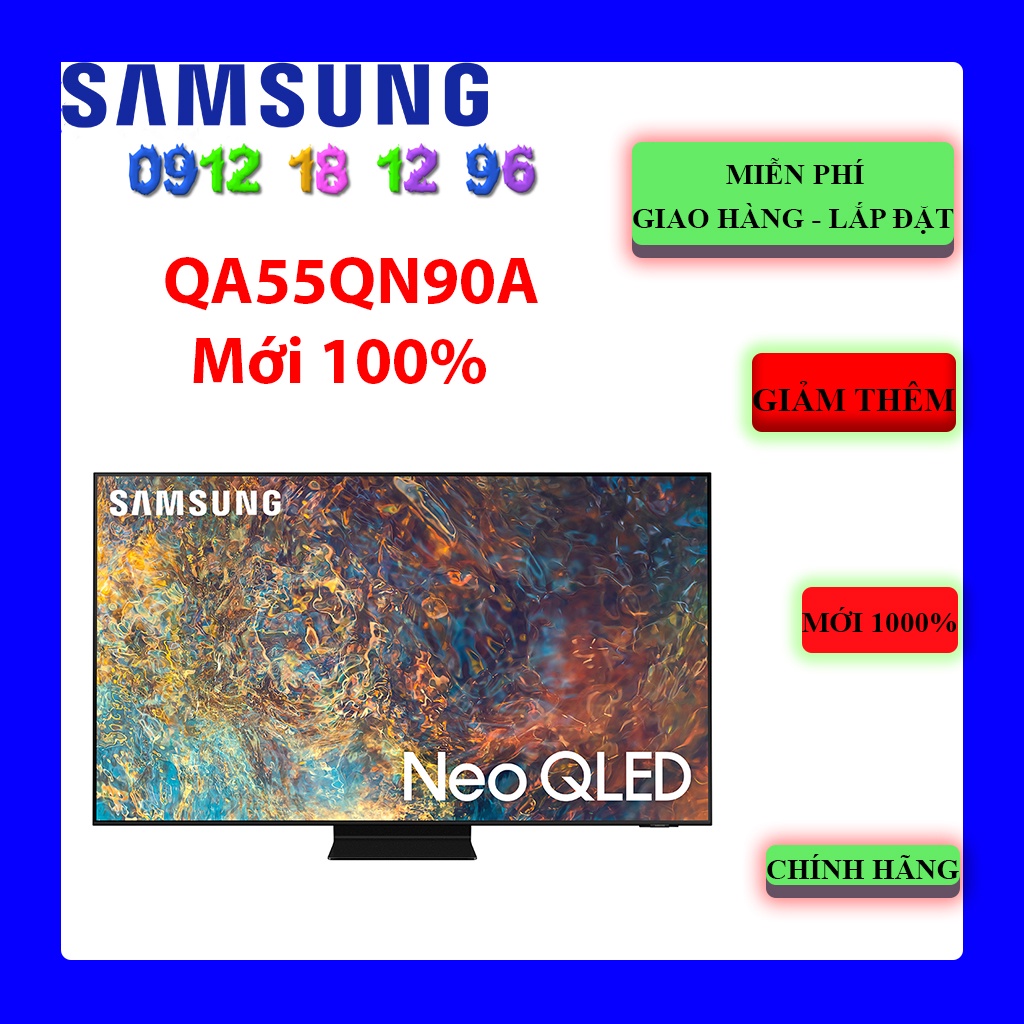 [Mã ELHAMS5 giảm 6% đơn 300K] Smart Tivi Samsung QA55QN90A (QA55QN90AAKXXV) Neo QLED 4K 55 inch - 55QN90A