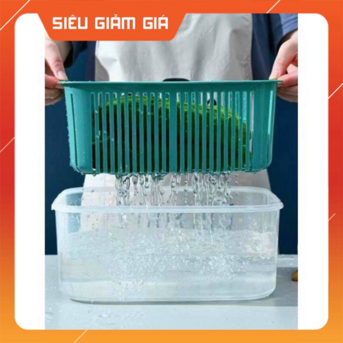 HỘP ĐỰNG ĐỒ BẢO QUẢN TỦ LẠNH - Bộ set 5 rổ hộp đựng đồ tủ lạnh đa năng thông minh cao cấp