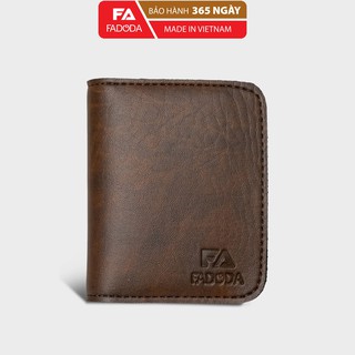 Ví sen gập đôi mini unisex FADODA FVN01 đựng thẻ và tiền