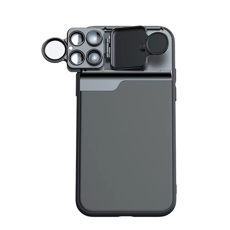 Bộ Ống Kính 5 Trong 1 Lens Siêu Mỏng 20X CPL Cho iPhone 13pro 12 11 pro max
