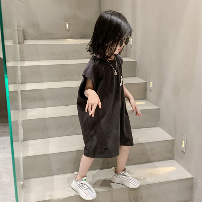 Đầm Dài Không Tay Họa Tiết Hoạt Hình Dành Cho Bé Gái