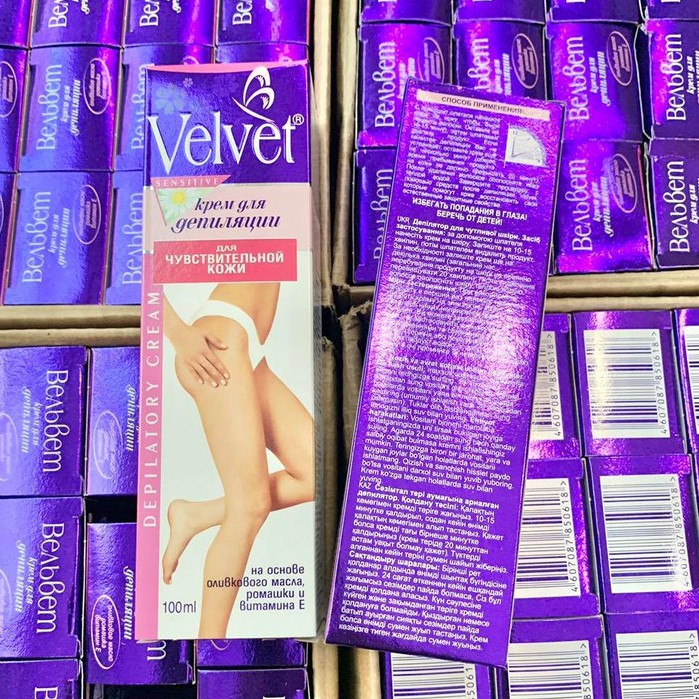 Kem Tẩy Lông Velvet Sensitive Nga 100ml