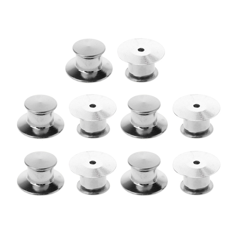 Set 10 Chốt Khóa Tròn Bằng Kim Loại Chuyên Dụng