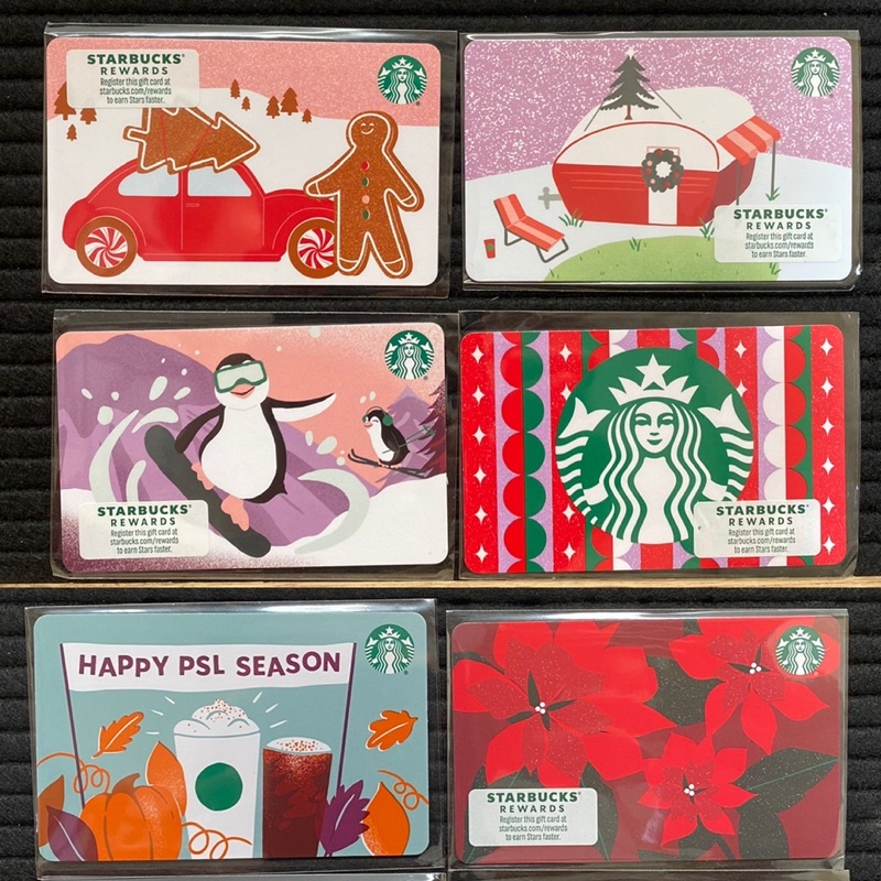 Thẻ Starbucks US Xmas - Phiên bản giáng sinh 2021