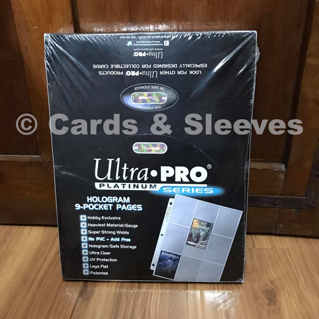 Các loại Sheet ô của Ultra Pro - Platinum Series