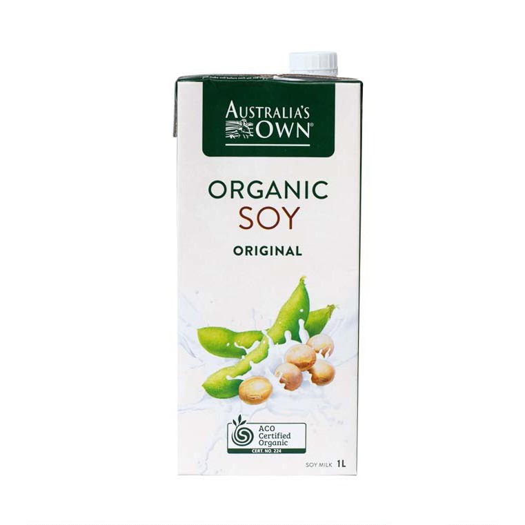 Sữa hạt hữu cơ Australia Own Organic của Úc hộp 1 Lit: Sữa hạnh nhân, đậu nành, gạo