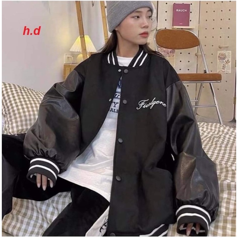 Áo bomber bóng vòng tròn TH6